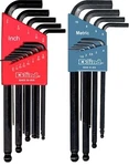 Eklind 13222 22PC Combo Metric & Sae Ball-end Hex Key Set.. Fixed Price $47.99.
