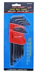 Cal-hawk 13PC Ball Point Hex Key Set Sae. Fixed Price $23.99.
