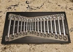 Kobalt 18-PIECE Standard (sae) & Metric Combination Wrench Set Steel New Foam. Fixed Price $69.99.