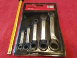 Servess 5PC Reversible Ratchetng Box End Sae Wrench Set Nos. Fixed Price $19.95.