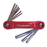 Westward 2CYB7 9 Piece Sae Fold-up Hex Key Set,. Fixed Price $12.29.