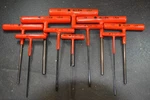 10 Pc Set Allen Brand Keys Cushion Grip Hex T-handle Wrench Made In Usa. Fixed Price $60.00.