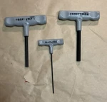 Vtg Lot Of 3 Craftsman Handle Wrench 8,2.5 & 10MM Hex. Fixed Price $17.50.