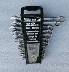 Tradespro 22 Piece Sae And Metric Wrench Set - 836574. Fixed Price $25.75.