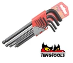 Teng Tools Ball Piece Point Hexagon Key Set Of Metric 1.5-10MM 1479MM. Fixed Price $47.79.