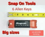 Snap On Tools Folding Sae Hex Wrench Set Plastic Handle AWEF6K - Usa Keys New!. Fixed Price $28.95.