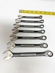 Craftsman 7 Piece Sae Black Oxide Universal Spline Combination Wrench Set. Fixed Price $38.00.