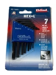 7-PC. Eklind Tools Metric Hex-l Key Wrench Set, 1.5MM-6MM, No. 10507, Usa. Fixed Price $6.99.