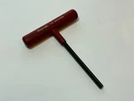 Snap On Tools Usa AWCG1620B Sae 5/16" T-handle Hex Allen Driver Tool, Red Grip. Fixed Price $29.99.