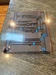 Snap-on AWSGM800A Pc T-shaped/l-shaped Comb. Hex Wrench Set 2 MM-10. Fixed Price $209.95.