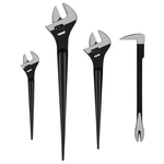 3-PIECE Adjustable Spud And Pry Bar Set, Wrench, Nail Puller, Cla.... Fixed Price $45.49.