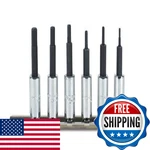 Stanley Proto J4770-6 1/4 Drive Metric Hex Bit Set 6PC. Fixed Price $92.55.