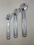 Adjustable Wrench Lot 10" & 12" Olympia 8" Stanley 87-368 Clean Tools. Fixed Price $18.00.