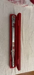 Snap-on TQFR250A Click Torque Wrench 1/2 Ratcheting Adjustable Silver Metal. Fixed Price $300.00.