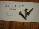 Open Bag Of 3,GENUINE Vice Grip Replacement Adjusting Screws;small Size 2071905. Fixed Price $11.99.