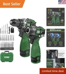 Dynamic 17V Brushless Drill & Impact Driver Set - 23 Piece Power Tool Kit. Fixed Price $156.99.