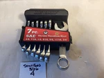 Master Grip Stubby Combination Wrench Set 7PC Sae Mechanic Tools. Fixed Price $19.99.