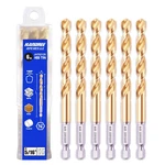 5/16" Hex Shank Titanium Hss Twist Drill Bits, 135 Degree Easy Cut Split Poin.... Fixed Price $62.37.