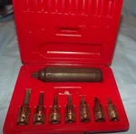 Vintage Snap On 8PC Impact Driver Set 208 Pit. Fixed Price $145.00.