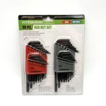 Pittsburgh 36PC Hex Key Set Sae Metric Chrome Vanadium Black Oxide Finish 62171. Fixed Price $14.79.