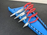 #BO553 Snap On Tools 4PC Needle Nose Pliers Set 4" 5" 6" 7" Red. Fixed Price $159.95.