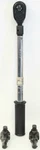 Snap-on QC1P300 3/8" Preset Torque Wrench With QJD12 + QIJ50 Heads. Fixed Price $217.45.