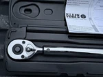Klein Tools 57010 50-250 Foot-pound Range Micro-adjustable Wrench New Complete. Fixed Price $200.00.