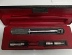 Snap-on #QJR217C 3/8 Drive Click-type Torque Wrench With Case 'used'. Fixed Price $79.85.