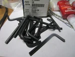 6MM Black Oxide Proto Standard Arm Hex Key Qty 16. Fixed Price $20.00.