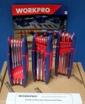 Workpro 25-PIECE Hex Key Wrench Set Iop. Fixed Price $19.95.