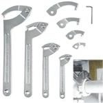 8 Pack Adjustable Spanner Hook Wrench Tool Set, Nut Adjustment 3/4" 6-1/10". Fixed Price $67.99.