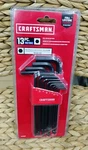 Craftsman Metric Hex Key Set 13 Piece CMHT26010. Fixed Price $19.99.