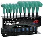 Tools ATD-576 () 10-PIECE Star T-handle Set. Fixed Price $39.38.