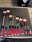 Sears Craftsman Usa Nos 11PC Flat Slotted Sexy Screwdriver Set 41852 41582. Fixed Price $84.95.