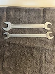 Vtg Blue Point Supreme LTA2022 & LTA2428 Long Tappet Wrench. Fixed Price $28.95.
