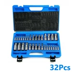 32PCS Abn Hex Socket Set Sae And Metric Allen Bit. Fixed Price $34.19.