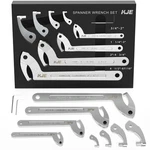 Kje 10PCS Adjustable Pin Spanner Nut Tool Set, C-shape Hook Wrench.... Fixed Price $61.59.