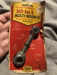 Vintage Rare Handy Household 10 Multi Wrench To 3/8 For Bikes More.. Fixed Price $29.99.
