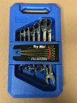 Wrench Ratchet Set Cresent 7 Pc - Clean. Fixed Price $45.00.