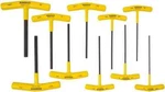10 Piece Bondhus 15238 T-handle Cushion Grip Hex Key Set, 3/32" To 3/8". Fixed Price $70.83.