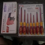 Wiha 13690 8 Piece Insulated Hex L-key Set And Screwdrivers. Fixed Price $190.00.