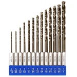 Sinyeenglon Hex Shank Cobalt Drill Bit Set For Metal And Hardened Steel, 13PC.... Fixed Price $35.05.