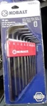 Kobalt 10 Piece Sae Hex Wrenches Item #24827 New. Fixed Price $25.00.