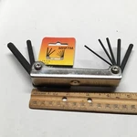New Bondhus 14587 MHF7M 7PC Metric Folding Hex Set 2-8MM Metal Case. Fixed Price $20.00.
