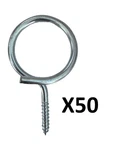 Skywalker 1-1/2" Bridle Wiring Rings For Wood 50PACK- Hangers Hooks. Fixed Price $39.95.