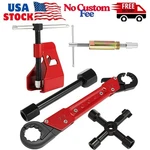 5 Pcs Angle Stop Wrench Kit Plumbing Tool, Compression Sleeve Puller For 1/2".... Fixed Price $64.39.