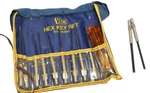 Vintage Vaco Fluted Us 11X Hex Key Set No. 90900 Amber Handle Roll-up Case. Fixed Price $29.99.