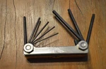 Eklind Pocket Fold Out Allen Wrench Set No. 20811,HEX Head,made Usa,y. Fixed Price $6.75.