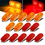 Partsam 14X Trailer Rv Marker Led Light Double Bullseye 10 Diodes Clearance. Fixed Price $35.38.
