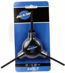 Park Tool AWS-7 Three-way Allen Hex Y-wrench 3-WAY 4/5MM T25 Bike Fits Torx. Fixed Price $17.95.